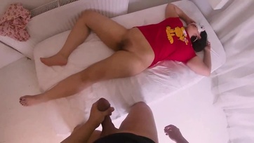 Molett nagy mellű hölgy megkefélve és megtöltve Thumb