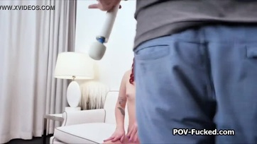 Vöröshajú amatőr csajszi kolbászra éhezik a szex meghallgatáson Thumb